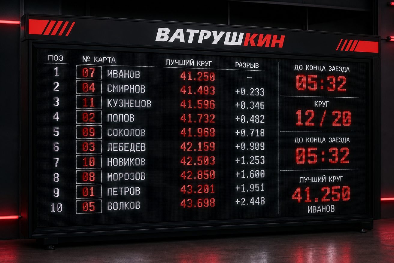 LED-табло для зала